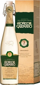 Horcon Quemado Grand Pisco 3 Anos, gift box, 0.645 л
