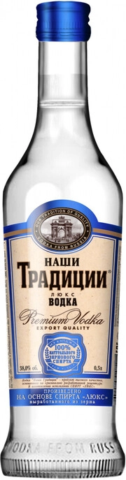 На фото изображение ММВЗ, Наши Традиции Люкс, объемом 0.5 литра (MMVZ, Nashi Tradicii Lux 0.5 L)