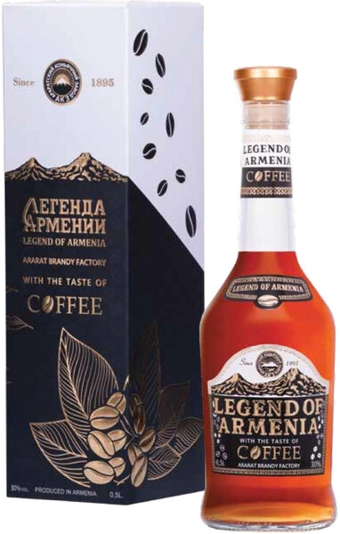 Коньяк «Legend of Armenia» Coffee, в подарочной коробке, 0.5 л