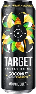 Target Coconut & Pineapple, Energy Drink, in can, 0.45 л