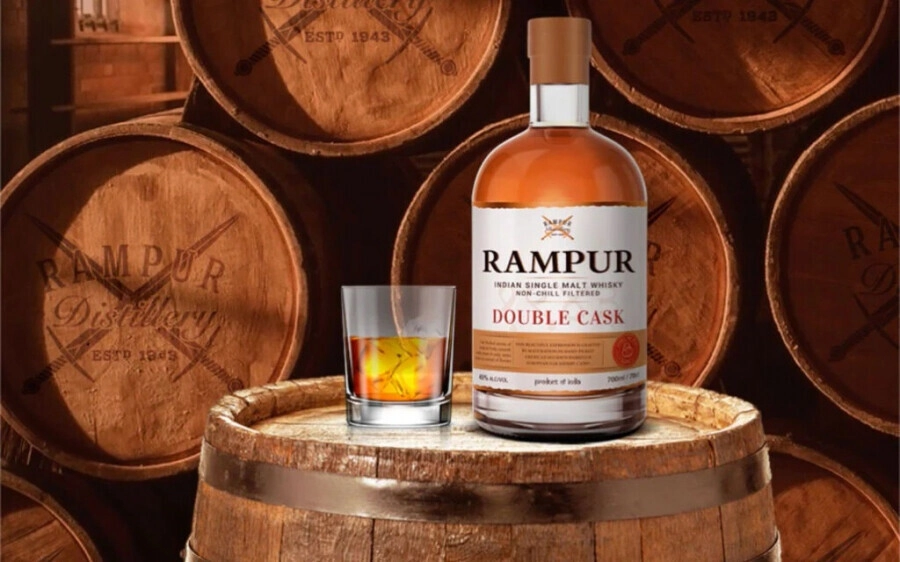 RAMPUR DOUBLE CASK ウイスキー 750ml グラス付き 【公式通販】