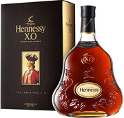 In the photo image Hennessy X.O  with gift box, 0.35 L