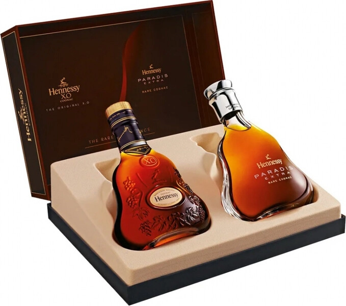 Коньяк Hennessy Paradis Extra & X.O set 2*0,2L, 0.4 л