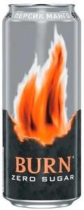 Burn Peach-Mango Zero, Energy Drink, in can, 250 ml