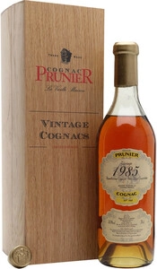 Prunier Fins Bois AOC, 1985, wooden box, 0.7 л