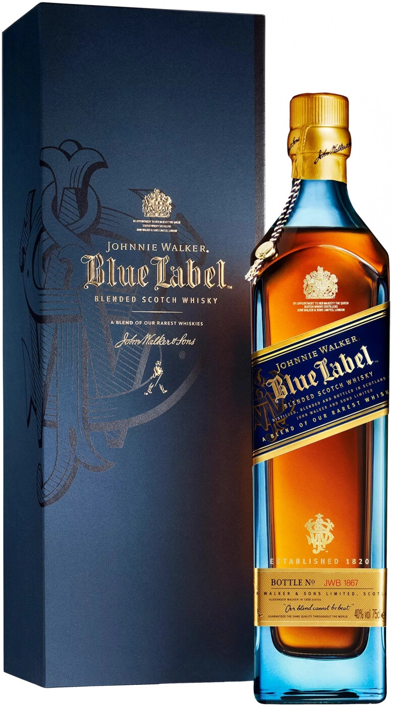 Whisky Johnnie Walker Blue Label, gift box, 1000 ml Johnnie Walker