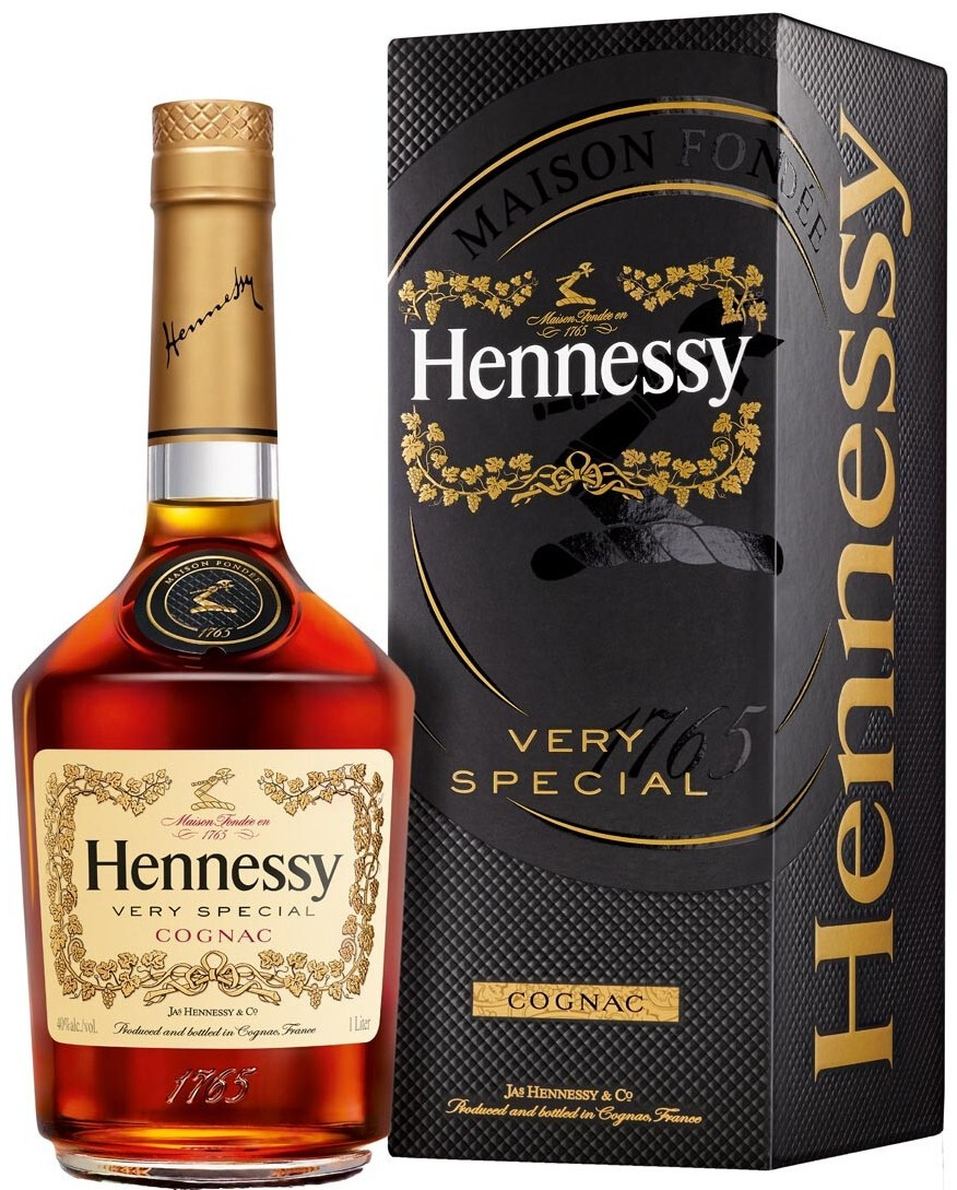Cognac Hennessy V.S, gift box, 1000 ml Hennessy V.S, gift box – price,  reviews
