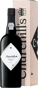 Churchills, Crusted Port, bottled in 2008, New Years gift box
