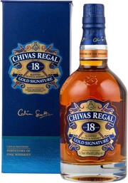 Chivas Regal 18 years old, with box, 0.75 л