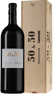 Avignonesi-Capannelle, 50 & 50, Toscana IGT, 2019, wooden box, 5 л