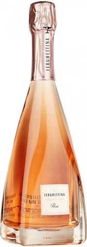 На фото изображение Ferghettina, Franciacorta Rose Brut DOCG, 2019, 0.75 L (Фергеттина, Франчакорта Розе Брют, 2019 объемом 0.75 литра)