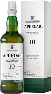 Laphroaig 10 Years Old, gift box, 0.7 л