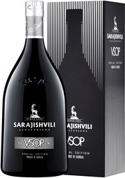 Sarajishvili VSOP Black Edition, gift box, 0.7 L