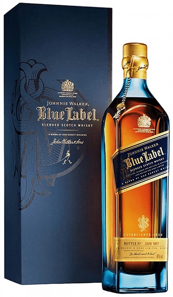 Виски «Blue Label», в подарочной коробке, 0.7 л — купить виски
