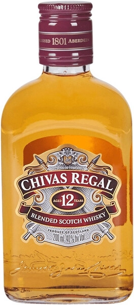 Виски «Chivas Regal» 12 years old, flask, 0.2 л — купить виски
