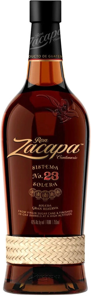 Rum Zacapa Centenario, Solera Gran Reserva 23 Years Old, 750 ml
