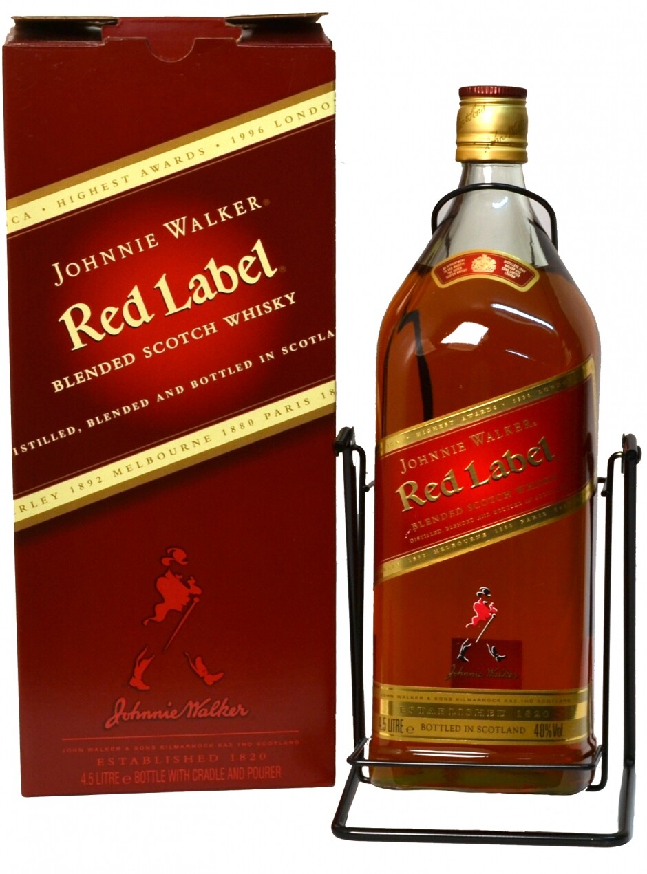 redactioneel Validatie Traditie Whisky Johnnie Walker, Red Label, 4500 ml Johnnie Walker, Red Label –  price, reviews