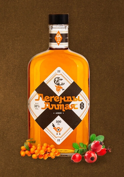 Ликер «Legends of Altai» Amber, Bitter, 0.5 л — купить ликер