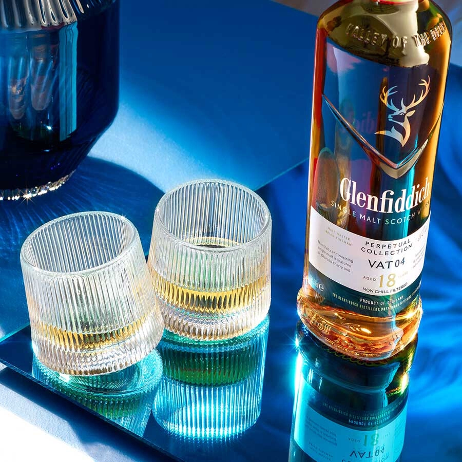 Whisky Glenfiddich, Perpetual Collection VAT 04 18 Years Old, gift