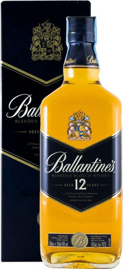 In the photo image Ballantines 12 Years Old, with box, 0.7 L
