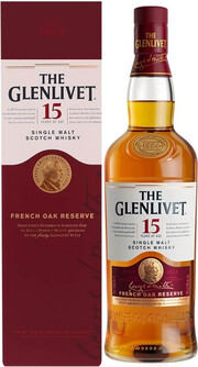 In the photo image The Glenlivet 15 years, with box, 0.7 L