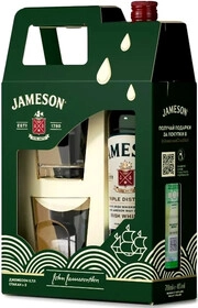 Jameson, with 2-glass box, 0.7 л