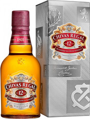 In the photo image Chivas Regal 12 years old, with box, 0.375 L