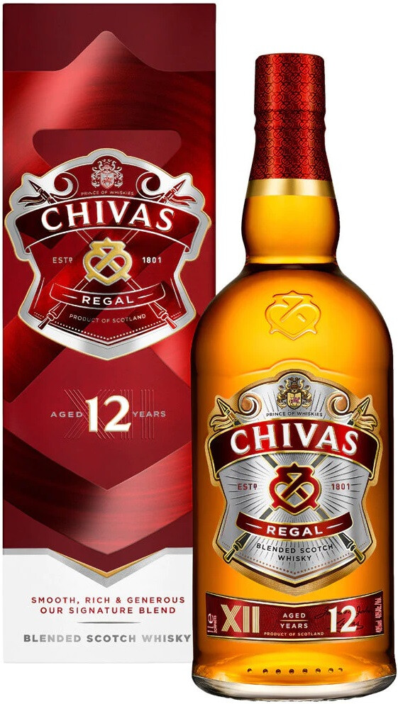 græsplæne familie Rubin Whisky Chivas Regal 12 years old, with box, 1000 ml Chivas Regal 12 years  old, with box – price, reviews