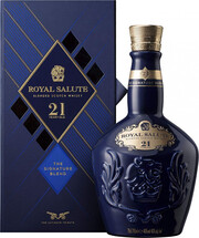 Chivas, Royal Salute 21 years old, with box, 0.7 L