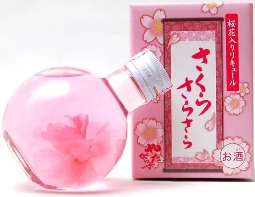 Liqueur Kitaoka Honten, Sakura Sarasara, gift box, 180 ml Kitaoka