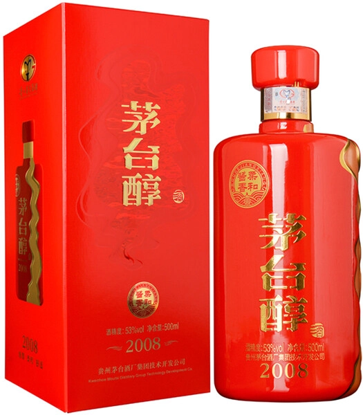 Байцзю "Moutai Chun" 2008, в подарочной коробке, 0.5 л — купить байцзю "Маотай Чунь" 2008, в подарочной упаковке, 500 мл — цена 5440 руб в Winestyle