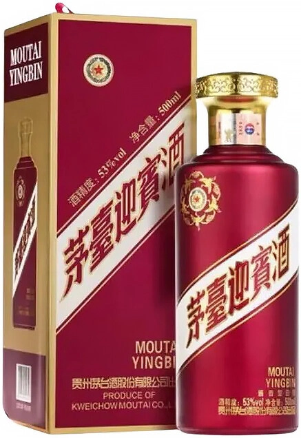 Vodka Moutai Purple Yingbin, gift box, 500 ml Moutai Purple
