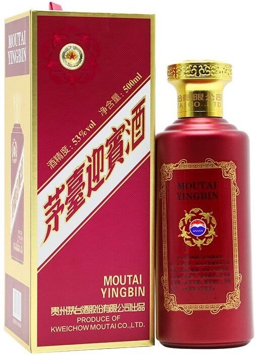 Vodka Moutai Purple Yingbin, gift box, 500 ml Moutai Purple