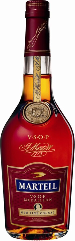 Cognac Martell VSOP, with 2-glass box, 700 ml Martell VSOP, with 2