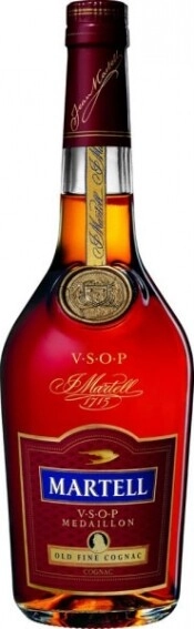 Cognac Martell VSOP, with leather box, 700 ml Martell VSOP, with