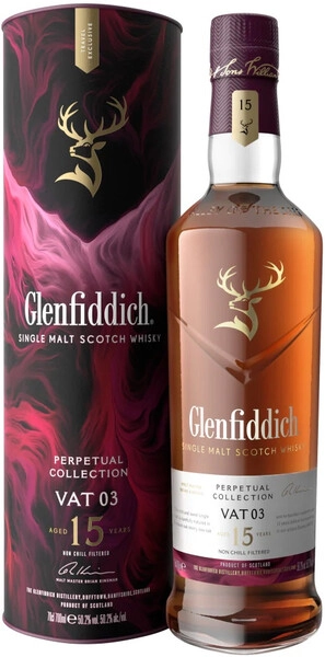 Glenfiddich 15年 Perpetual Collection Виски Glenfiddich, «Perpetual Collection» Vat 03 15 Years, в тубе