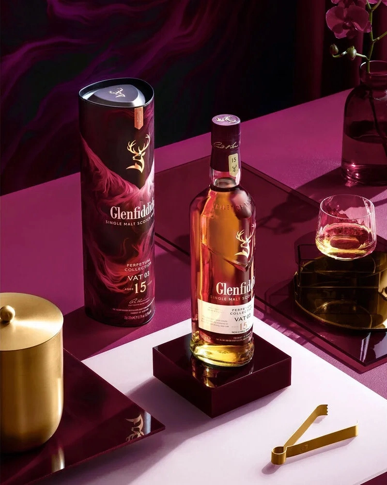 Whisky Glenfiddich, Perpetual Collection Vat 03 15 Years, in tube