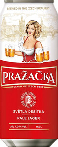 Светлое пиво Prazacka Svetle, in can, 0.5 л