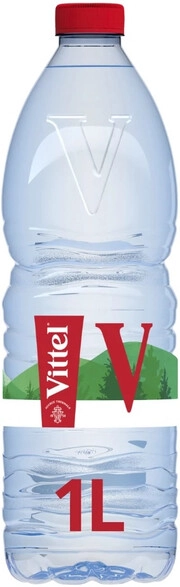 На фото изображение Vittel Still, PET, 1 L (Виттель Негазированная, в пластиковой бутылке объемом 1 литр)