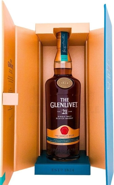 Виски «The Glenlivet» 21 Years Old, в подарочной коробке, 0.7 л