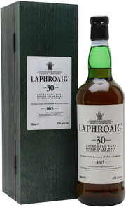 In the photo image Laphroaig Malt 30 years old, with box, 0.7 L