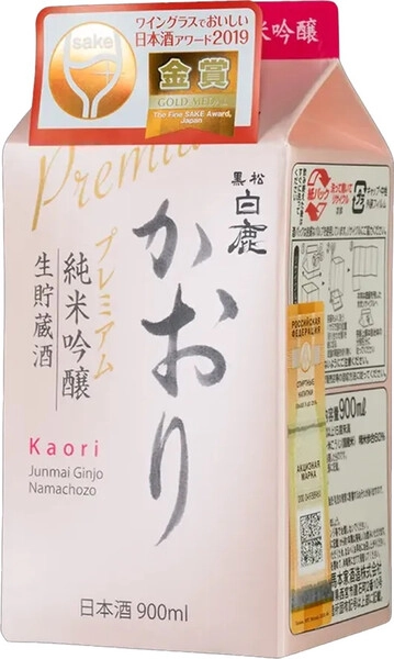 Саке «Hakushika» Kaori Junmai Ginjo, 0.9 л — купить саке «Хакусика