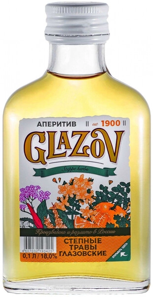 Аперитив "Glazov" Steppe Herbs, 0.1 л — купить аперитив "Глазовские ...