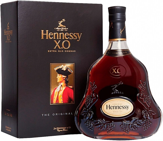 Коньяк «Hennessy» X.O, в подарочной коробке, 0.75 л — купить