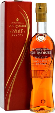 In the photo image Courvoisier VSOP Exclusif, with box, 0.35 L