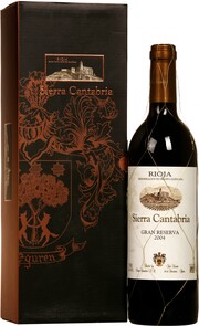 Вино Sierra Cantabria, Gran Reserva, Rioja DOCa, 2004, gift box