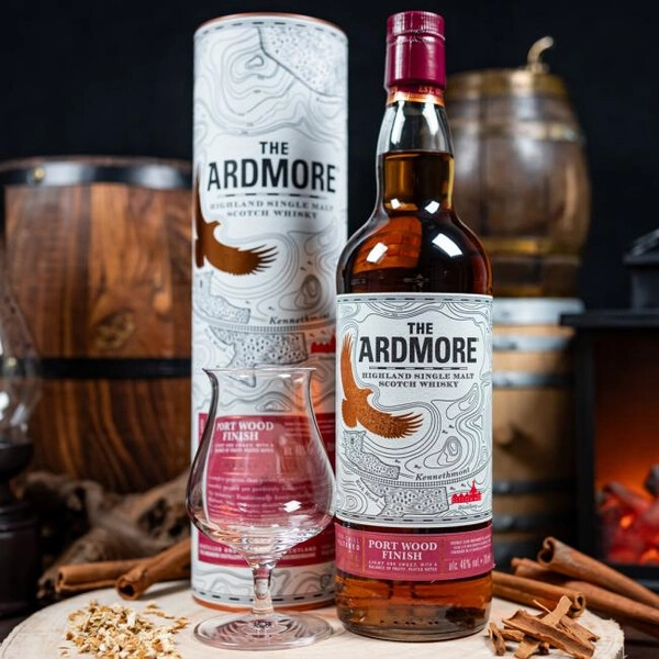 Виски «Ardmore» 12 Years Old Port Wood Finish, в тубе, 0.7 л