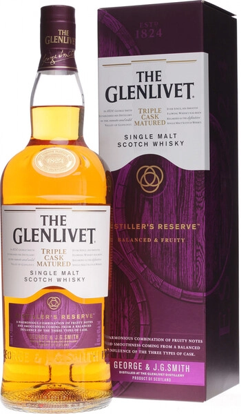 Dewar's・GLENLIVET ・CHIVAS ＆Glenfiddich Виски «The Glenlivet» Triple Cask Matured Distiller's Reserve, в