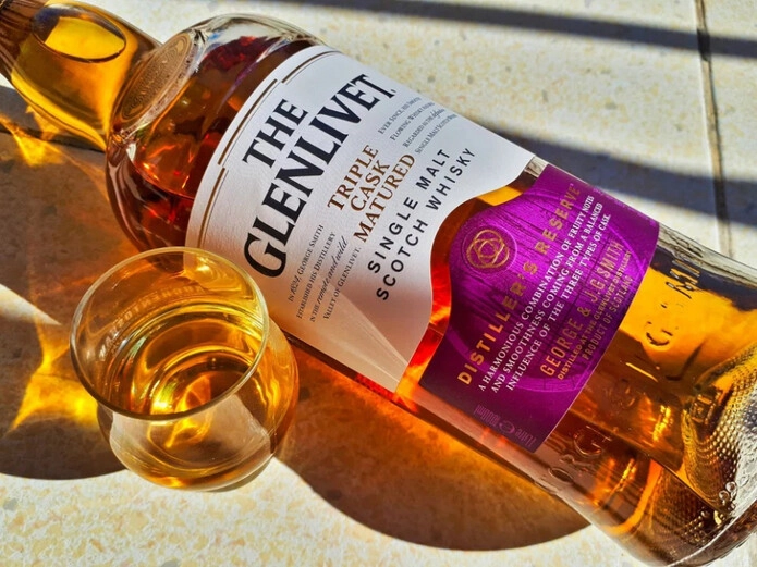 Dewar's・GLENLIVET ・CHIVAS ＆Glenfiddich Виски «The Glenlivet» Triple Cask Matured Distiller's Reserve, в