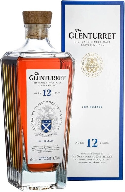 ウイスキー The Glenturret 12 Years Old 2021 Release Whisky Glenturret 12 Years Old, Release 2021, gift box, 700 ml